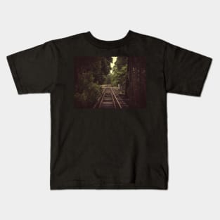 Forgotten Train Track Kids T-Shirt